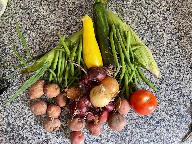 Today’s Farmers Market Haul…