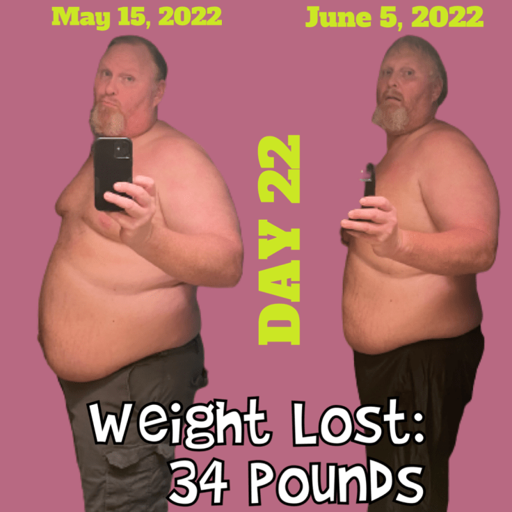 Day 22 Weigh In…