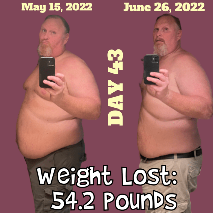 Day 43 Weigh&nbsp;in…