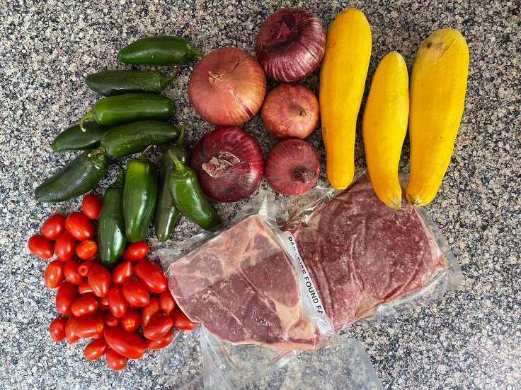 Today’s Farmers Market Haul…