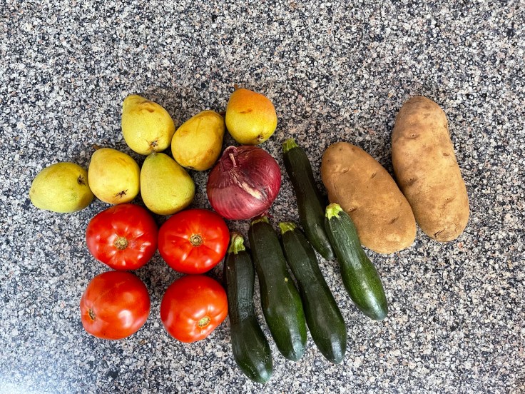Today’s Farmers Market Haul…