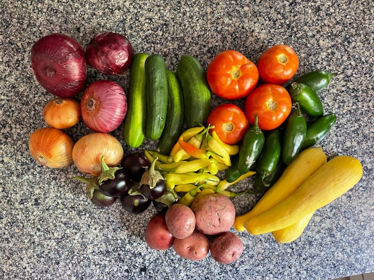 Today’s Farmers Market Haul (7-19-22)